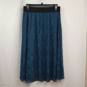 Lularoe Turquoise Green Skirt